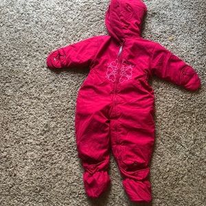 Carters bright pink snowsuit ❄️